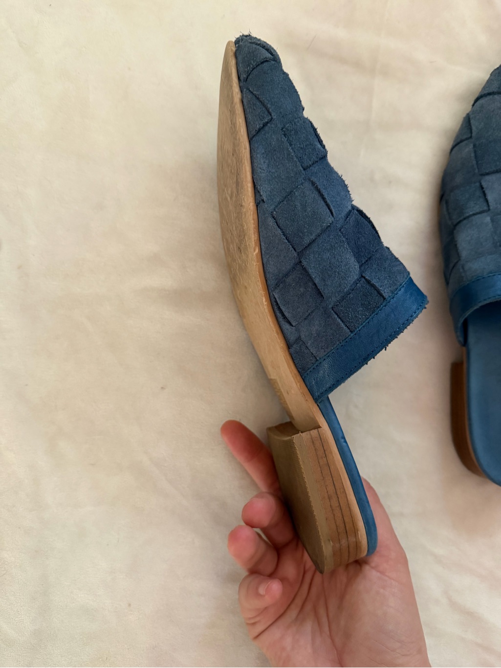 Oddbird Woven Suede Slide Mules — image 7 of 8